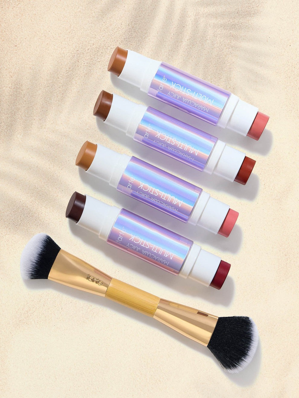 ✨LAST DAY BUY 1 GET 1 FREE✨Double-Ended Blush & Bronzer Stick + Free Brush