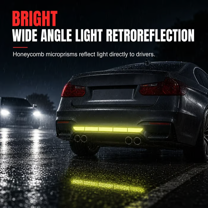 🚗 Reflective Car Sticker Strips for Trunk & Rear Bumper