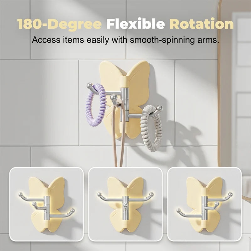 🦋 50% OFF! 50K+ sold! Rotatable butterfly hook