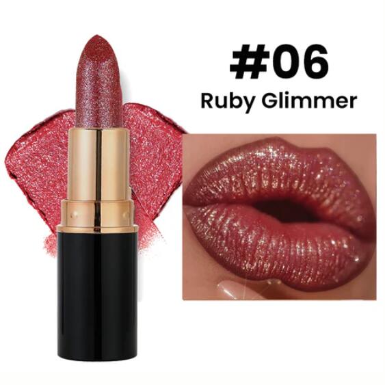 Diamond Lip Gloss Glitter Lipstick Waterproof