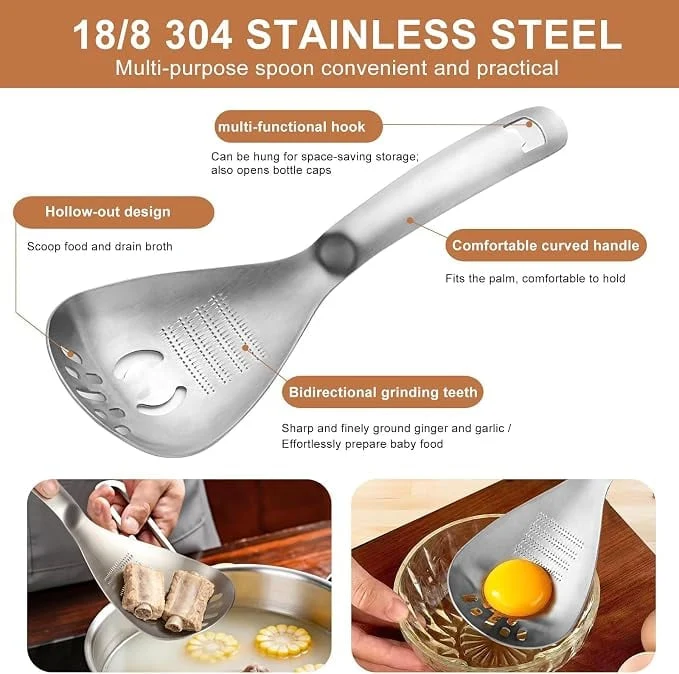 ⚡️Stainless Steel Multifunctional Kitchen 5-in-1 Spoon🥄