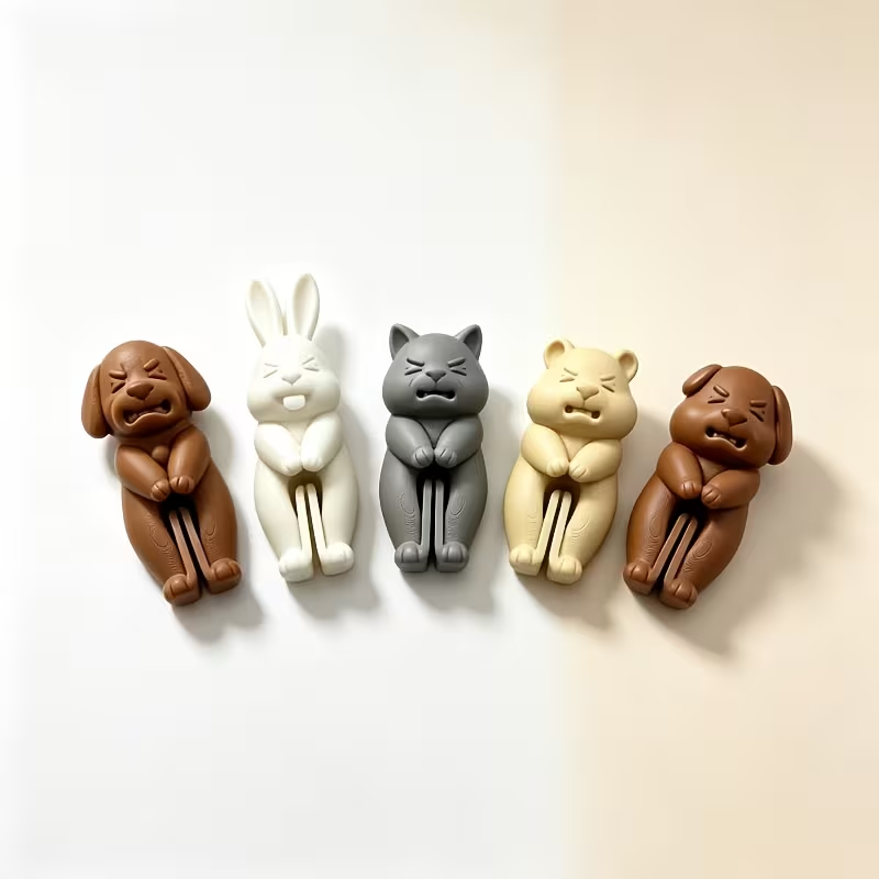 Creative 3D Animal Squad Snack Sealing Clips