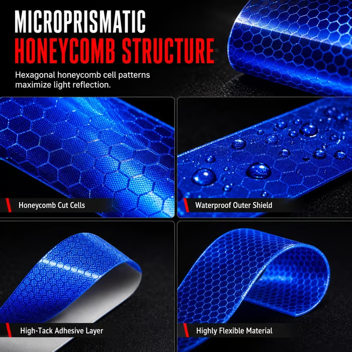 🚗 Reflective Car Sticker Strips for Trunk & Rear Bumper