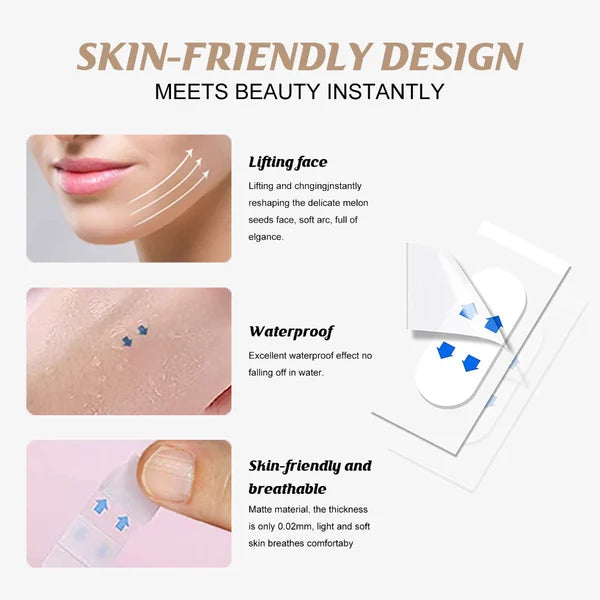 🎊🔥Invisible Face Lifter Tape✨Has a delicate V face（40PCS）