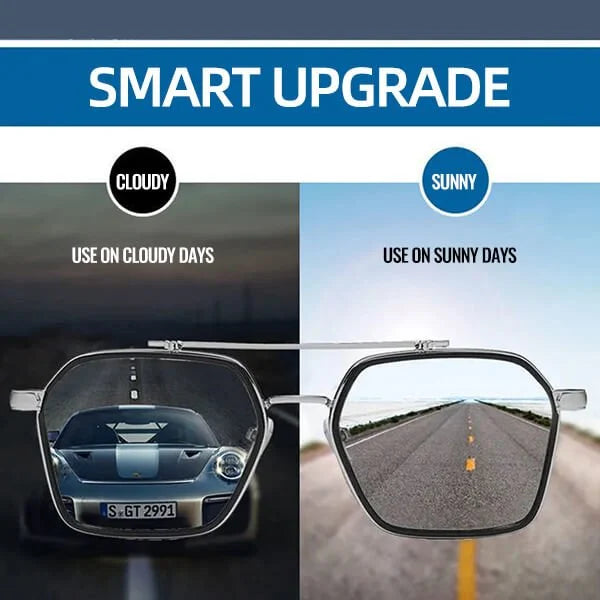 Double Beam Slim Retro PC Frame Optical Glass