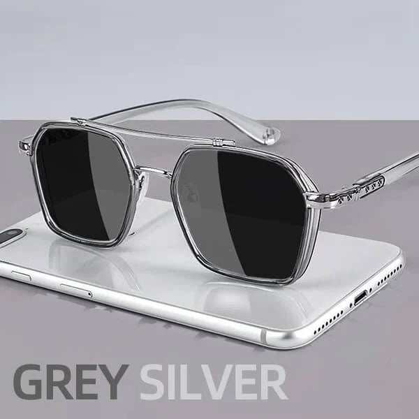 Double Beam Slim Retro PC Frame Optical Glass