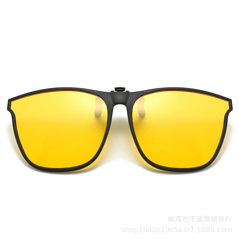 New Polarized Clip on Flip Up Sunglasses