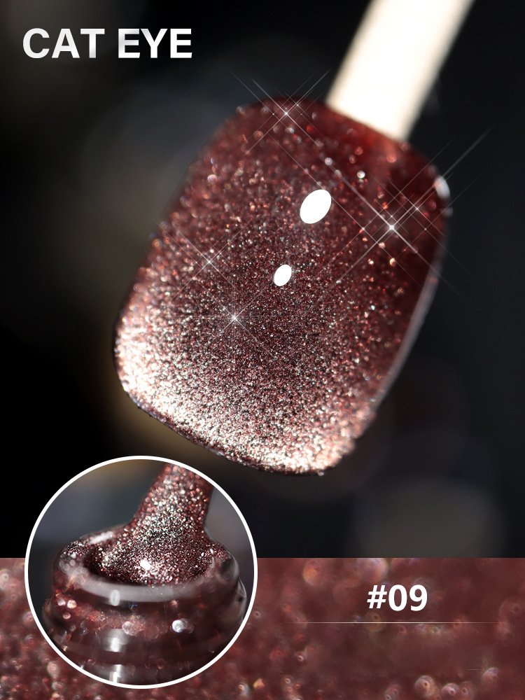 Laser Diamond Cat Eye Nail Polish