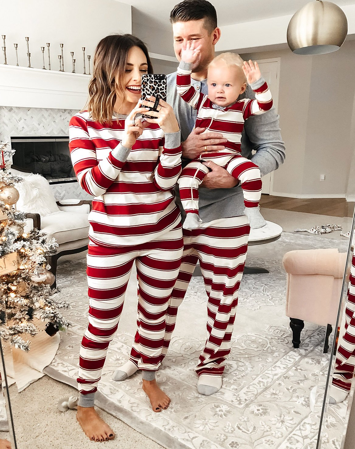 2021 best Christmas family pajama Sleep Sets