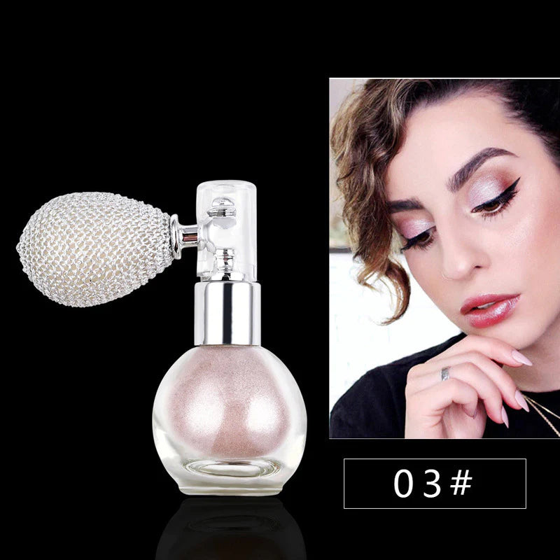 SHIMMERING SPRAY POWDER BODY GLITTER FACE HIGH GLOSS SPRAY HIGHLIGHTER