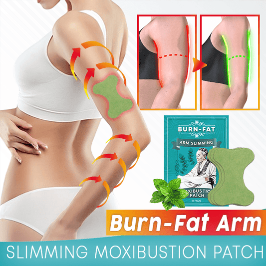 Burn FAT Arm Slimming Moxibustion Patch 12PCS