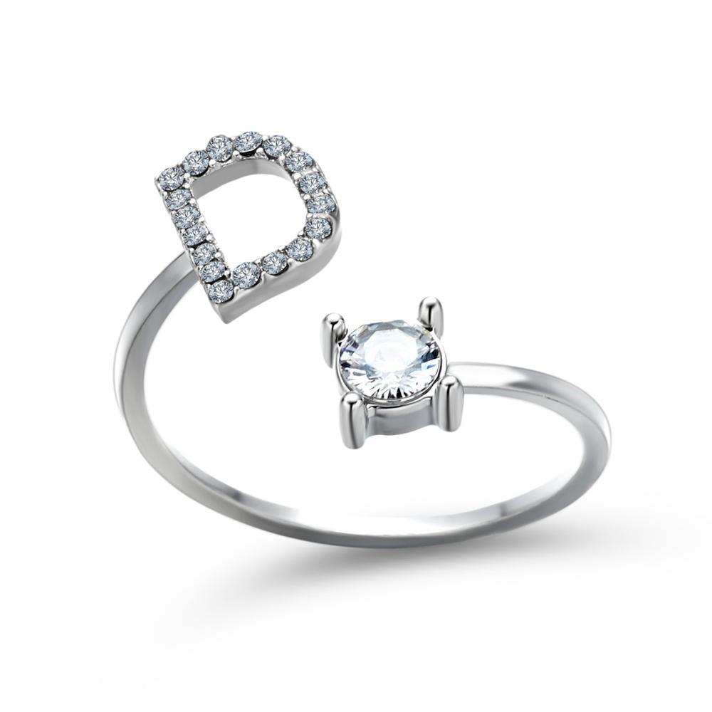 Perfect Gift Adjustable Initial Ring
